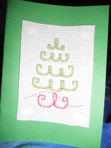 открытка елочка