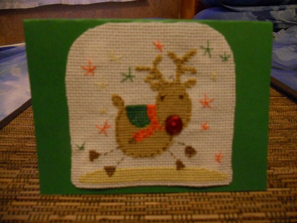 открытка олень