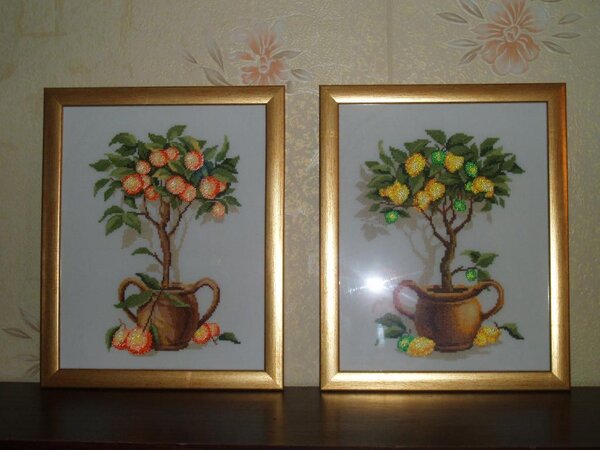 Апельсиновое и Лимонное деревья