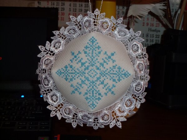 Новогодняя бискорню "Снежинка"