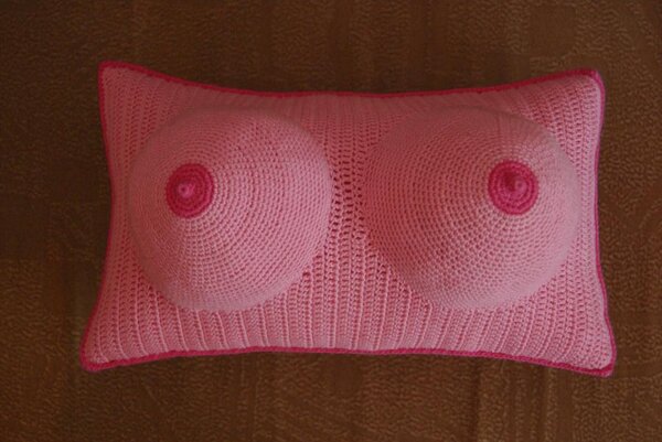 Подушка грудь вид сверху