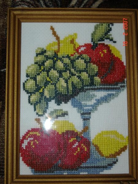 ваза с фруктами