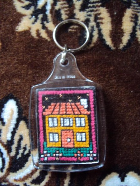 другая сторона брелка