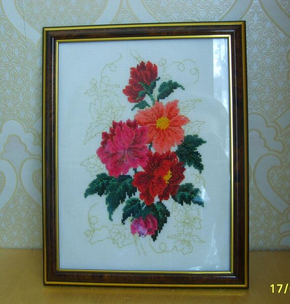 наконец-то оформила пионы