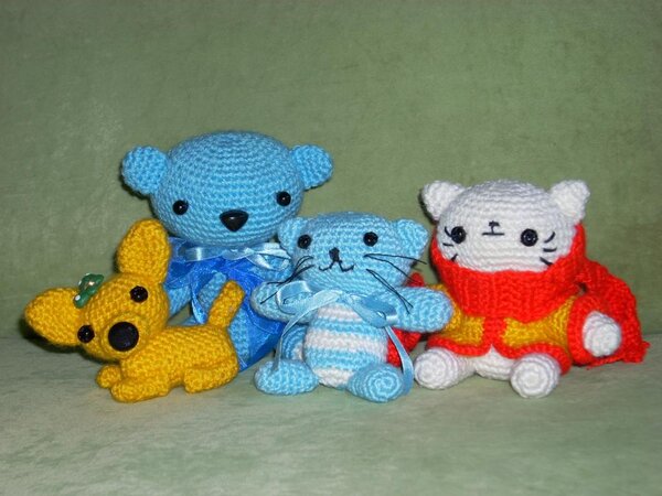 семейство амигуруми