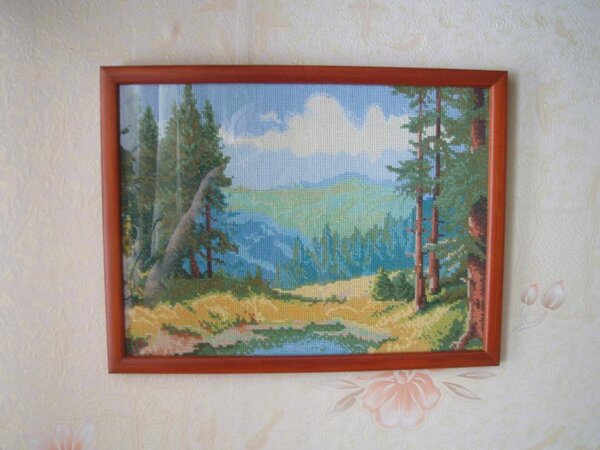 первая работа среднего размера