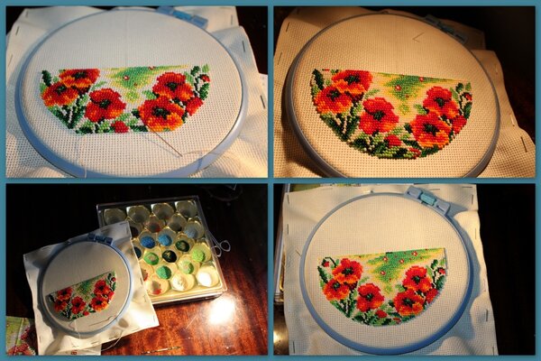 Цветочная поляна.Процессик.Скоро закончу))