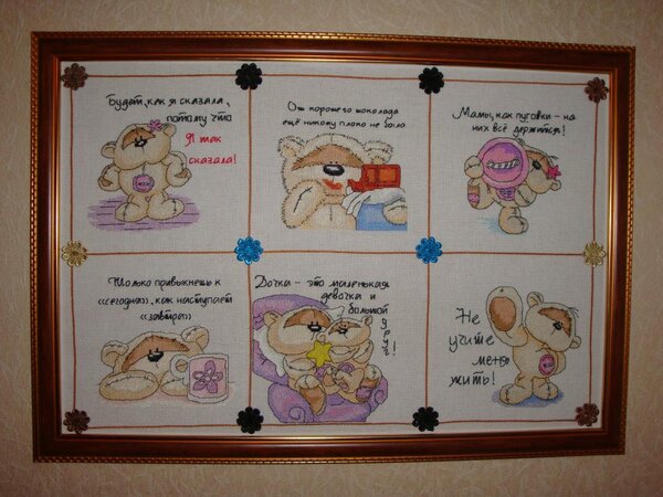 Подарок для дочери. Мишки от ГоТики