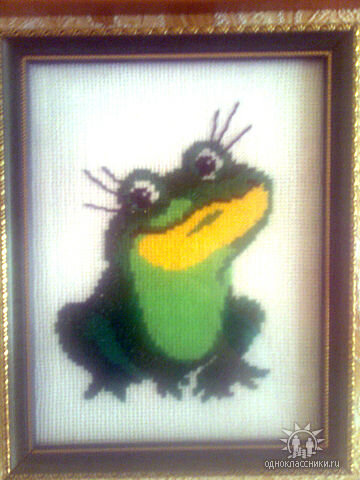 лягушонок (первая работа дочурки)