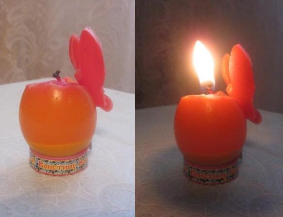 свеча-яйцо