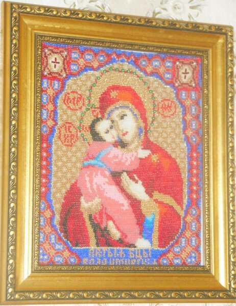 икона из бисера