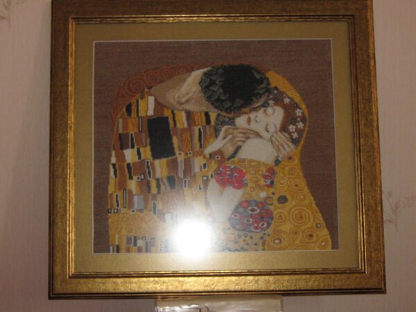 Климт "Поцелуй"