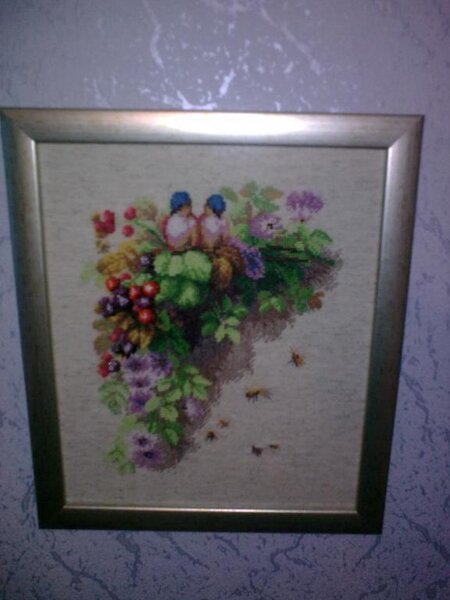 Птички в ежевике