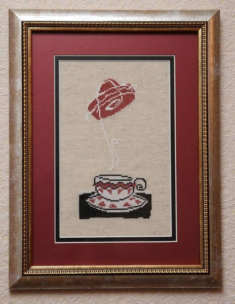 Иллюзия в чашке кофе "Мексика". Подарок для подруги на день рождения.