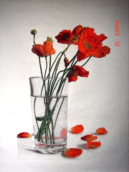 алое на белом