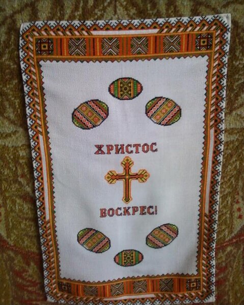 на праздник Воскресения в подарок свекрови.