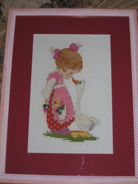 Девочка с гусем