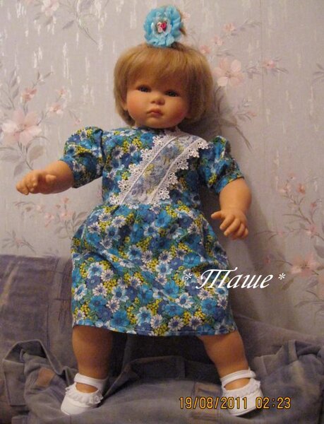 Цветущий луг. голубые цветы