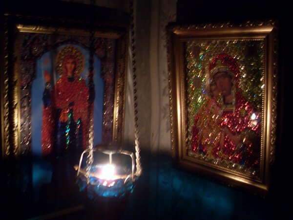 Две иконы Пасхальная ночь