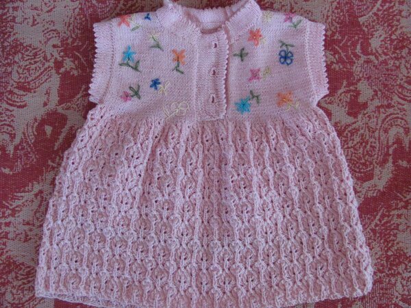 Коротенькое розовое платье.  2011г.