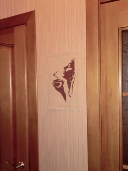 Кофейная девушка(неоформлена)