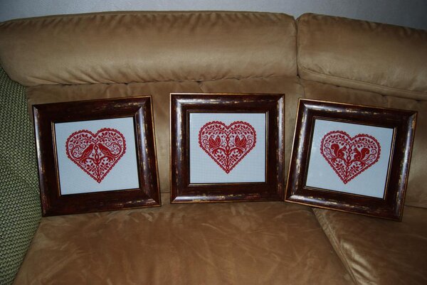 подарок мужу на День всех влюбленных. 4 месяца не могли определиться с  багетом, пока не остановились на этом варианте