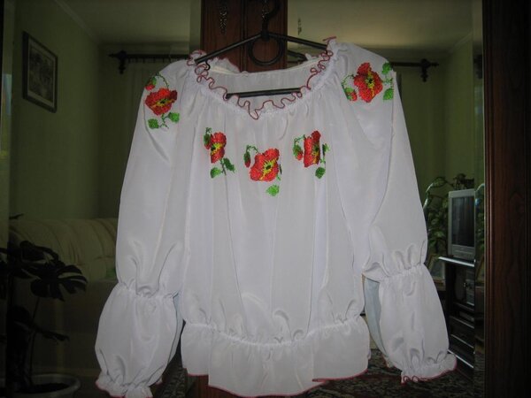 Вышиванка бисером