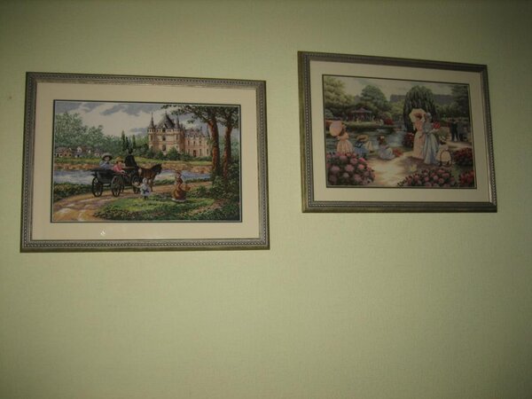 "Леди Шато"   "Прогулка в парке"    Dimensions