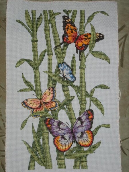 Бамбук и бабочки Dimensions