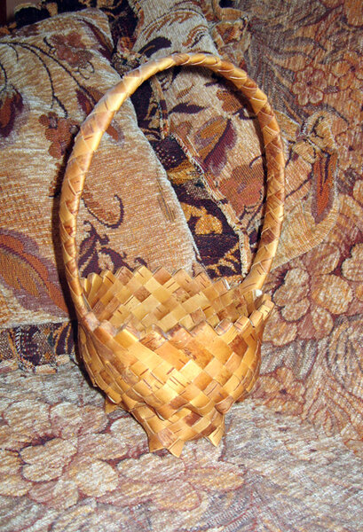 Корзиночка из бересты