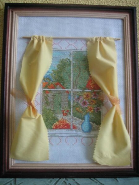 Окошко    схемка из журнала