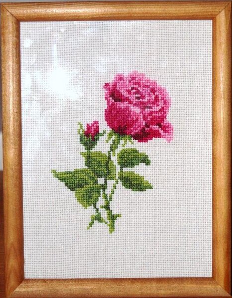 Моя первая в жизни вышивка крестиком))