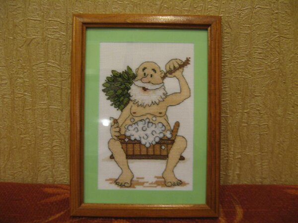 Дедок в бане