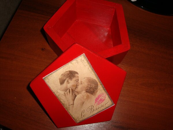 шкатулка декупаж