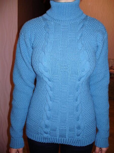 Закончила кольчужку. Вышло очень быстро.