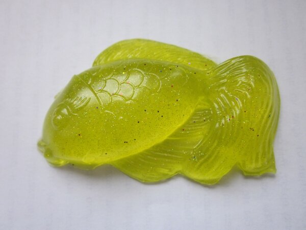 Золотая рыбка мыло с глитером