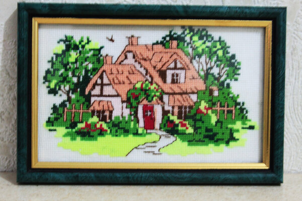 Мои самые первые крестики.