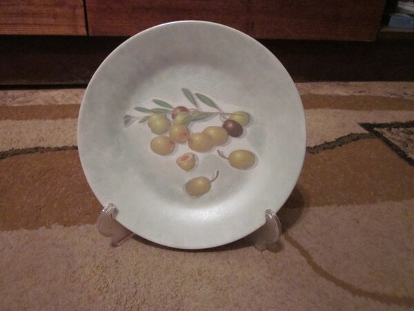 Оливковая ветвь (декупаж+акрил)