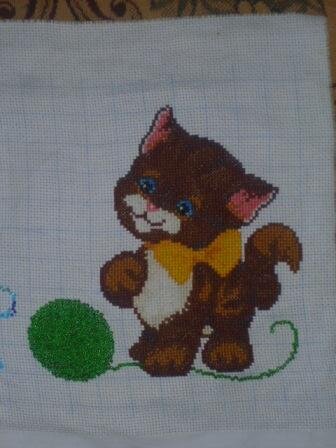 весенний котенок