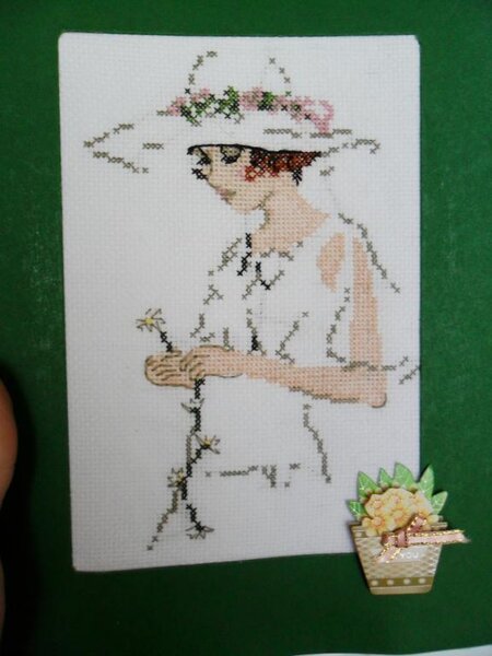 RTO Дама с цветком R291 1 место