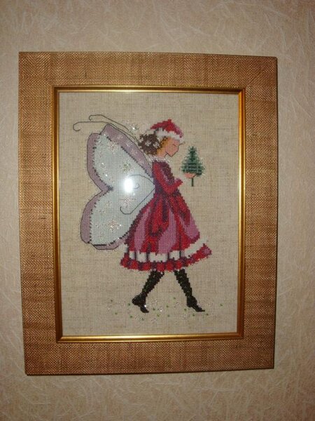 Вышито на НГ конкурс Зимние узоры