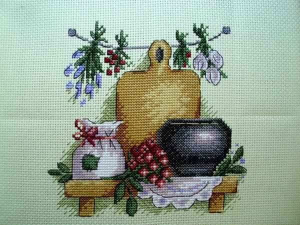 Набор Panna Н-516 " Целебные травы" Размер 14х14 см. Четвертая работа