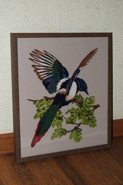 Сорока длиннохвостая.
оригинальный набор Золотое Руно.