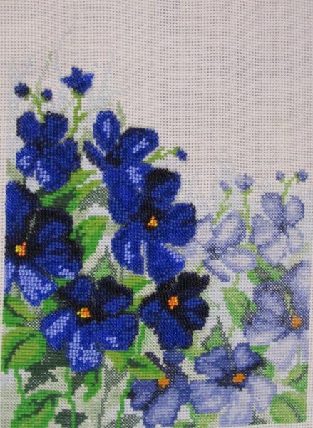 Барвинок. Чаривна мыть. Смешанная техника