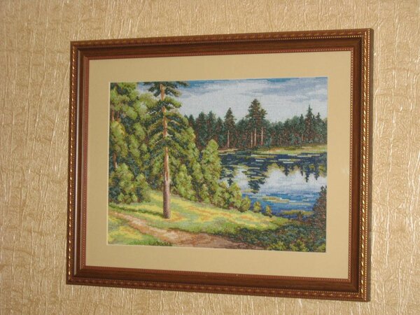 Сосны у озера (в новом оформлении)