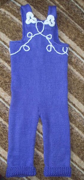 Комбезик для дочки (перед)