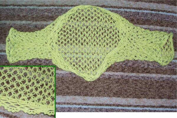 Болеро для дочки в технике "соломоновы петли"