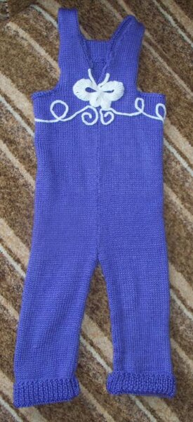 Комбезик для дочки (спинка)