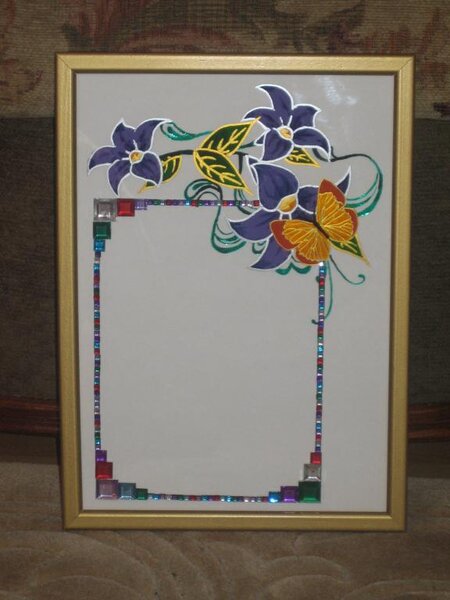 Фоторамка Клематисы