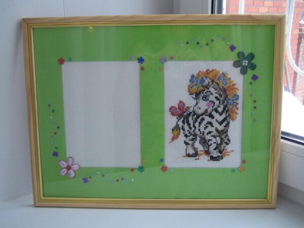 Малышка Зебра (оформление мое)